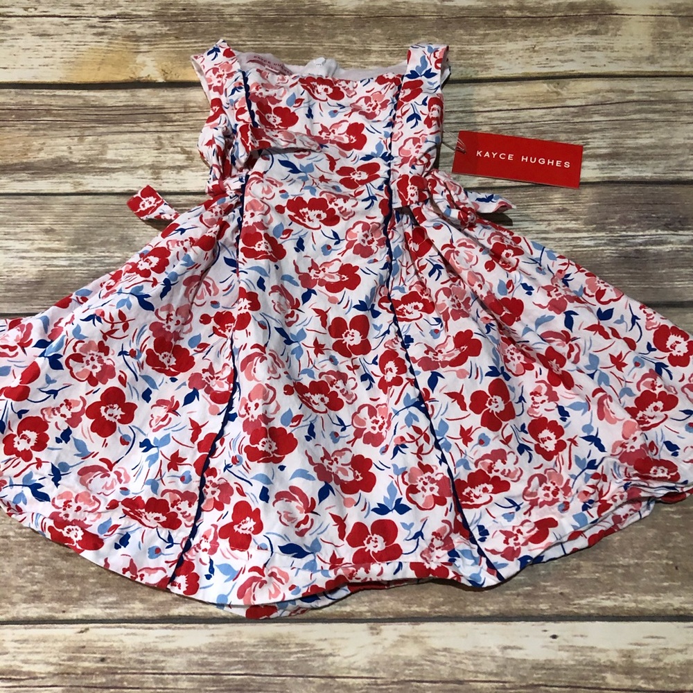 Kayce Hughes floral dress